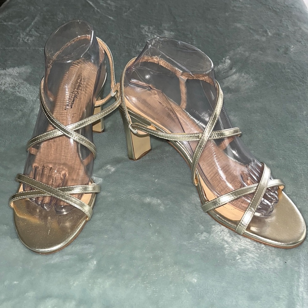Badgley Mischka Women's Gold Courts 10